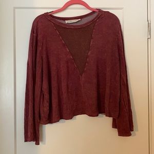 Flowy long sleeve top